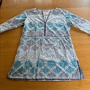 Emporio Sirenuse Purple and Cream Patterned Fabric